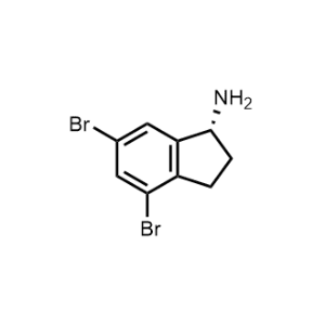 (R)-4,6-dibromo-2,3-dihydro-1H-inden-1-amine|CS-0536921