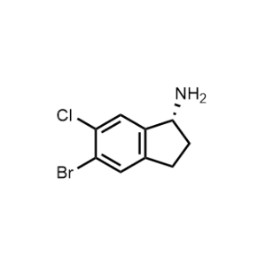 (R)-5-bromo-6-chloro-2,3-dihydro-1H-inden-1-amine|CS-0536975
