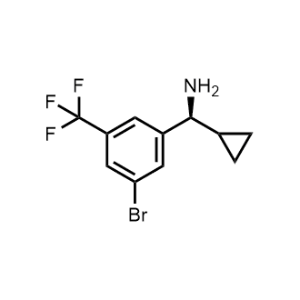 (S)-(3-bromo-5-(trifluoromethyl)phenyl)(cyclopropyl)methanamine|CS-0537125