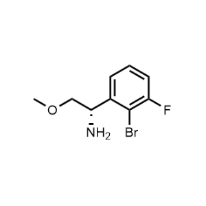 (S)-1-(2-bromo-3-fluorophenyl)-2-methoxyethan-1-amine|CS-0537178