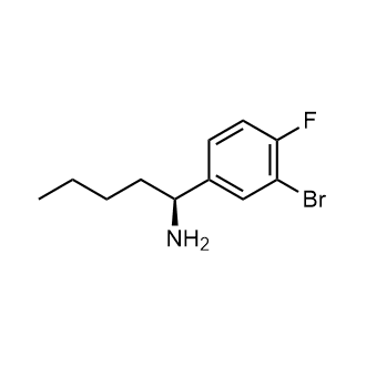 (S)-1-(3-bromo-4-fluorophenyl)pentan-1-amine|CS-0537314