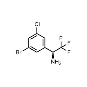 (S)-1-(3-bromo-5-chlorophenyl)-2,2,2-trifluoroethan-1-amine|CS-0537330