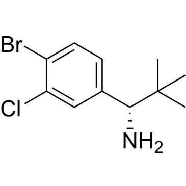 (S)-1-(4-bromo-3-chlorophenyl)-2,2-dimethylpropan-1-amine|CS-0537434