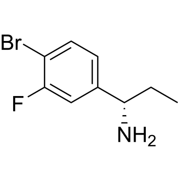 (S)-1-(4-bromo-3-fluorophenyl)propan-1-amine|CS-0537446