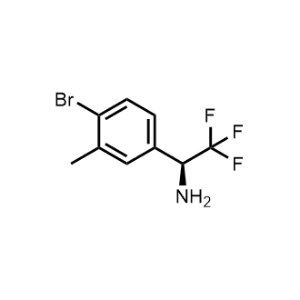 (S)-1-(4-bromo-3-methylphenyl)-2,2,2-trifluoroethan-1-amine|CS-0537447