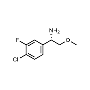 (S)-1-(4-chloro-3-fluorophenyl)-2-methoxyethan-1-amine|CS-0537462