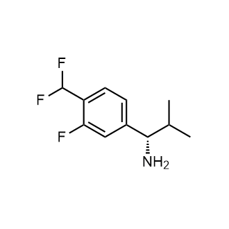 (S)-1-(4-(difluoromethyl)-3-fluorophenyl)-2-methylpropan-1-amine|CS-0537605