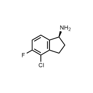 (S)-4-chloro-5-fluoro-2,3-dihydro-1H-inden-1-amine|CS-0537727