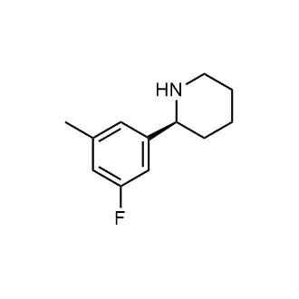 (S)-2-(3-fluoro-5-methylphenyl)piperidine|CS-0538174