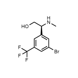(S)-2-(3-bromo-5-(trifluoromethyl)phenyl)-2-(methylamino)ethan-1-ol|CS-0538272