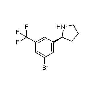 (S)-2-(3-bromo-5-(trifluoromethyl)phenyl)pyrrolidine|CS-0538273