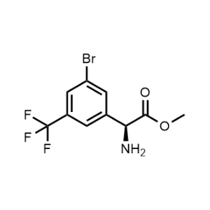 Methyl (S)-2-amino-2-(3-bromo-5-(trifluoromethyl)phenyl)acetate|CS-0538356