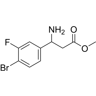 Methyl 3-amino-3-(4-bromo-3-fluorophenyl)propanoate|CS-0538476