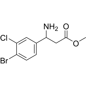 Methyl 3-amino-3-(4-bromo-3-chlorophenyl)propanoate|CS-0538480