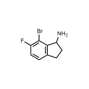 7-Bromo-6-fluoro-2,3-dihydro-1H-inden-1-amine|CS-0538619