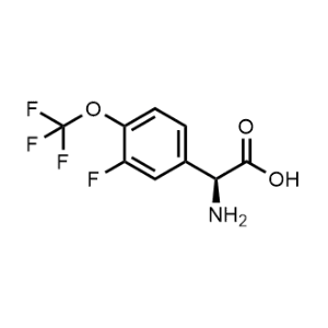 (S)-2-amino-2-(3-fluoro-4-(trifluoromethoxy)phenyl)acetic acid|CS-0538651