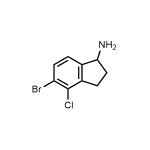 5-Bromo-4-chloro-2,3-dihydro-1H-inden-1-amine|CS-0538683