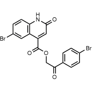 2-(4-Bromophenyl)-2-oxoethyl 6-bromo-2-oxo-1,2-dihydroquinoline-4-carboxylate|CS-0539299