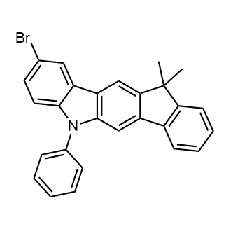 2-Bromo-11,11-dimethyl-5-phenyl-5,11-dihydroindeno[1,2-b]carbazole|CS-0539928