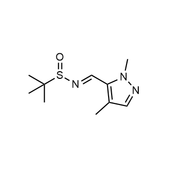 (E)-N-((1,4-dimethyl-1H-pyrazol-5-yl)methylene)-2-methylpropane-2-sulfinamide|CS-0540071