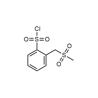 2-((Methylsulfonyl)methyl)benzenesulfonyl chloride|CS-0540134