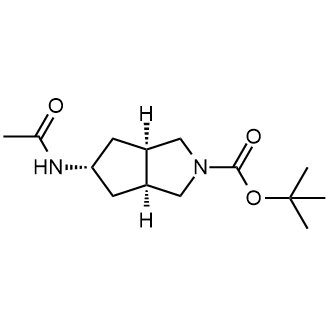 Tert-butyl (3aR,5s,6aS)-5-acetamidohexahydrocyclopenta[c]pyrrole-2(1H)-carboxylate|CS-0540222