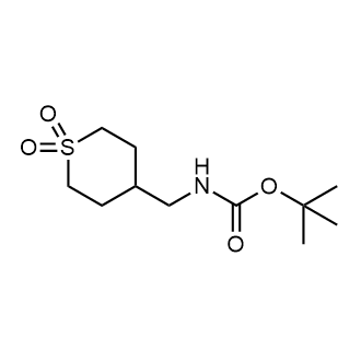 Tert-butyl ((1,1-dioxidotetrahydro-2H-thiopyran-4-yl)methyl)carbamate|CS-0540250