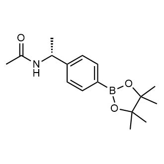 (R)-N-(1-(4-(4,4,5,5-tetramethyl-1,3,2-dioxaborolan-2-yl)phenyl)ethyl)acetamide|CS-0540261