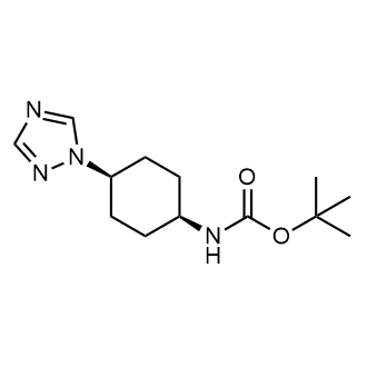 Tert-butyl ((1s,4s)-4-(1H-1,2,4-triazol-1-yl)cyclohexyl)carbamate|CS-0540313