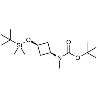 Tert-butyl ((1s,3s)-3-((tert-butyldimethylsilyl)oxy)cyclobutyl)(methyl)carbamate|CS-0540377