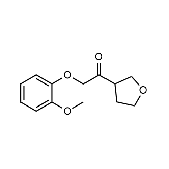 2-(2-Methoxyphenoxy)-1-(tetrahydrofuran-3-yl)ethan-1-one|CS-0540595