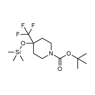 Tert-butyl 4-(trifluoromethyl)-4-((trimethylsilyl)oxy)piperidine-1-carboxylate|CS-0540984