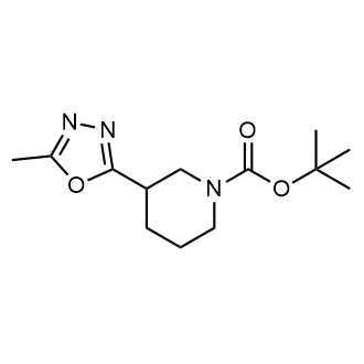 Tert-butyl 3-(5-methyl-1,3,4-oxadiazol-2-yl)piperidine-1-carboxylate|CS-0540988