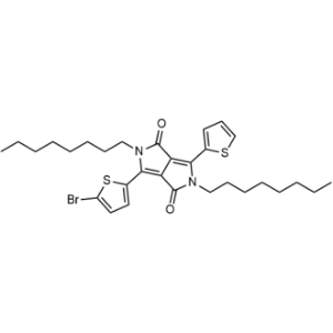 3-(5-Bromothiophen-2-yl)-2,5-dioctyl-6-(thiophen-2-yl)-2,5-dihydropyrrolo[3,4-c]pyrrole-1,4-dione|CS-0541306