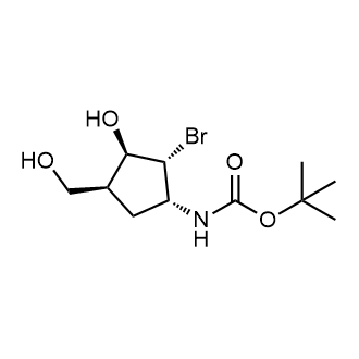 tert-Butyl ((1R,2R,3R,4S)-2-bromo-3-hydroxy-4-(hydroxymethyl)cyclopentyl)carbamate|CS-0541470