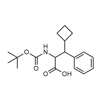 2-((tert-Butoxycarbonyl)amino)-3-cyclobutyl-3-phenylpropanoic acid|CS-0541690