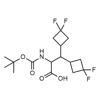 2-((tert-Butoxycarbonyl)amino)-3,3-bis(3,3-difluorocyclobutyl)propanoic acid|CS-0541700