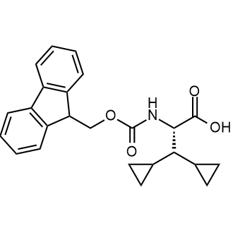(S)-2-((((9H-Fluoren-9-yl)methoxy)carbonyl)amino)-3,3-dicyclopropylpropanoic acid|CS-0541718