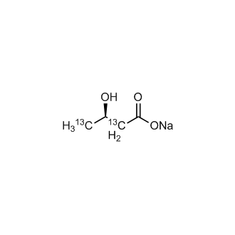 (R)-3-Hydroxybutanoic acid-13C2 sodium