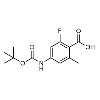 4-((tert-Butoxycarbonyl)amino)-2-fluoro-6-methylbenzoic acid|CS-0542159