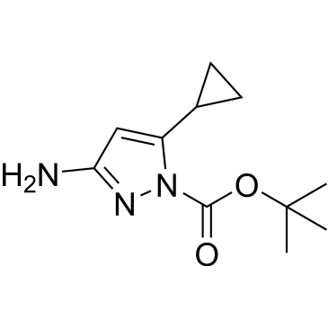 tert-Butyl 3-amino-5-cyclopropyl-1H-pyrazole-1-carboxylate|CS-0542218
