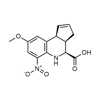 (3AR,4S,9bS)-8-methoxy-6-nitro-3a,4,5,9b-tetrahydro-3H-cyclopenta[c]quinoline-4-carboxylic acid|CS-0542692