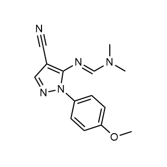 (E)-N'-(4-cyano-1-(4-methoxyphenyl)-1H-pyrazol-5-yl)-N,N-dimethylformimidamide|CS-0542786