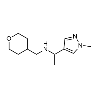 1-(1-Methyl-1H-pyrazol-4-yl)-N-((tetrahydro-2H-pyran-4-yl)methyl)ethan-1-amine|CS-0543179