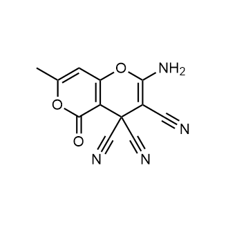 2-Amino-7-methyl-5-oxo-4H,5H-pyrano[4,3-b]pyran-3,4,4-tricarbonitrile|CS-0543467