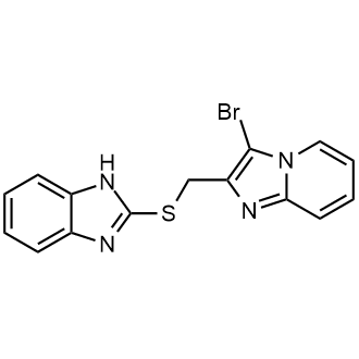 2-(((3-Bromoimidazo[1,2-a]pyridin-2-yl)methyl)thio)-1H-benzo[d]imidazole|CS-0543504