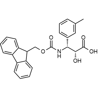 (2R,3R)-3-((((9H-fluoren-9-yl)methoxy)carbonyl)amino)-2-hydroxy-3-(m-tolyl)propanoic acid|CS-0543544