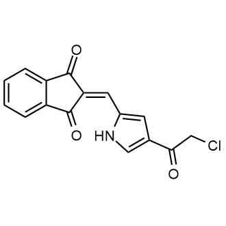 2-((4-(2-Chloroacetyl)-1H-pyrrol-2-yl)methylene)-1H-indene-1,3(2H)-dione|CS-0543579