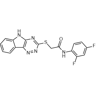 2-((5H-[1,2,4]triazino[5,6-b]indol-3-yl)thio)-N-(2,4-difluorophenyl)acetamide|CS-0543630