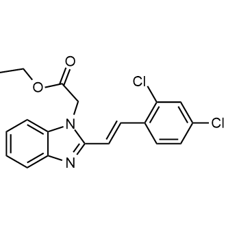 Ethyl (E)-2-(2-(2,4-dichlorostyryl)-1H-benzo[d]imidazol-1-yl)acetate|CS-0543664